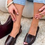 Sandały damskie hiszpańskie na płaskiej podeszwie Czekoladowe – Spanish Noon 4