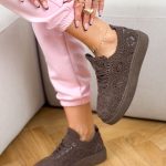 Sneakersy koronkowe Czekoladowe – Urban Lace 3