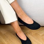 Klasyczne balerinki eko zamsz Czarne – Timeless Soft 2