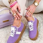 Sneakersy na słoninkowej podeszwie Fioletowe – Creamy Step 3