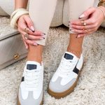 Sneakersy na słoninkowej podeszwie Białe – Creamy Step 4