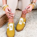 Sneakersy na słoninkowej podeszwie Żółte – Creamy Step 4