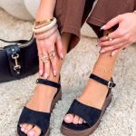 Sandały na koturnie i platformie Czarne – Above The Day 4