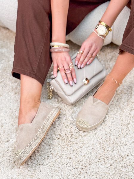 Espadryle na grubej podeszwie Beżowe – Thick Sole Summer 1