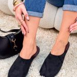 Zabudowane klapki zamszowe Czarny – Closed Comfort 2