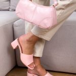 Klapki na klocku Różowe – Daily Block 2