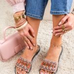 Klapki z dżetami Szampańskie – Crystal Whisper 2