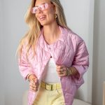 Kurtka zapinana na napy Pudrowy – Snapora 4