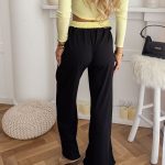 Komplet prążkowany bluzka i spodnie Bananowy – Ribelle Set 5