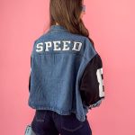 Kurtka jeansowa z naszywkami Jeansowy – Patchique 3