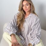 Koszula damska w kratę Błekitny – Checkoria 5