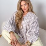 Koszula damska w kratę Błekitny – Checkoria 4