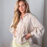 Koszula damska w kratę Bananowy – Checkoria 3