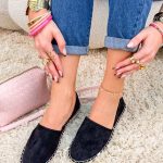 Espadryle wycięte po bokach Czarne – Side Breeze 2