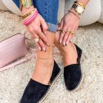 Espadryle wycięte po bokach Czarne – Side Breeze 3