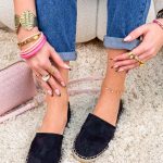 Espadryle wycięte po bokach Czarne – Side Breeze 4