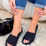 Klapki na gumowej podeszwie Czarne – Easy Days 2