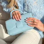 Torebka ze złotym łańcuszkiem Błękitny – Gold Chain 1