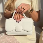 Torebka ze złotym łańcuszkiem Biały – Gold Chain 4