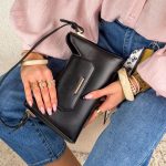 Torebka z długą rączką Czarny – Long Way 4