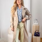 Długi trencz damski Beżowy – Trenchéa 3