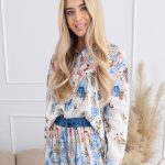 Damska koszula w kwiaty Biała – Floravia Shirt 4