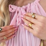 Sukienka plisowana z falbanami Różowa – Plisella 4