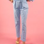 Spodnie sztruksowe Błękitne – Cordelia Pants 2