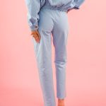 Spodnie sztruksowe Błękitne – Cordelia Pants 3