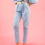 Spodnie sztruksowe Błękitne – Cordelia Pants 4