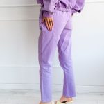 Spodnie sztruksowe Liliowe – Cordelia Pants 2
