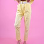 Spodnie sztruksowe Bananowe – Cordelia Pants 3