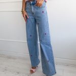 Spodnie jeansowe z kolorowymi naszywkami – Colorpatch 1