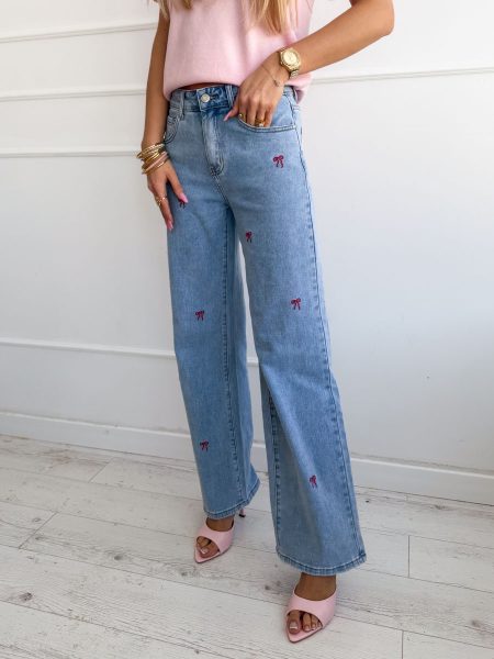 Spodnie jeansowe z kolorowymi naszywkami – Colorpatch 1