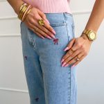 Spodnie jeansowe z kolorowymi naszywkami – Colorpatch 4