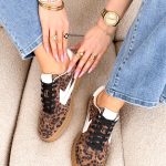 Skórzane sneakersy sportowe Panterkowe – Sportelle 2