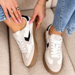 Skórzane sneakersy sportowe Białe – Sportelle 3