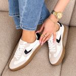 Skórzane sneakersy sportowe Białe – Sportelle 1