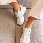 Sneakersy skórzane z przedłużoną podeszwą Beżowy – Longstepa 3