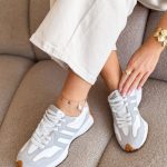 Sneakersy skórzane z przedłużoną podeszwą Szary – Longstepa 2