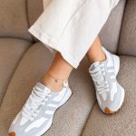 Sneakersy skórzane z przedłużoną podeszwą Szary – Longstepa 3