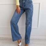 Spodnie jeansowe z naszywką 60 – Sixtelle 1