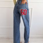 Spodnie jeansowe z naszywką 60 – Sixtelle 3