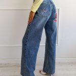 Spodnie jeansowe z naszywką 60 – Sixtelle 4