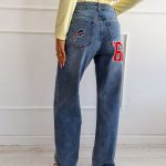Spodnie jeansowe z naszywką 60 – Sixtelle 5
