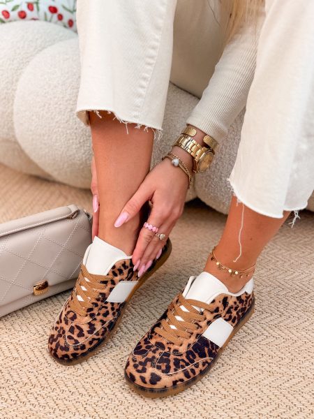 Sneakersy damskie vintage Panterkowe – Vintara 1