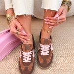 Sneakersy damskie urban style Czekoladowe – Urbana 4
