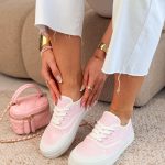 Trampki w stokrotki Pudrowe – Daisya 4