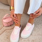 Trampki w stokrotki Pudrowe – Daisya 2