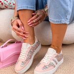 Sneakersy w kwiaty Pudrowe – Bloomix 1
